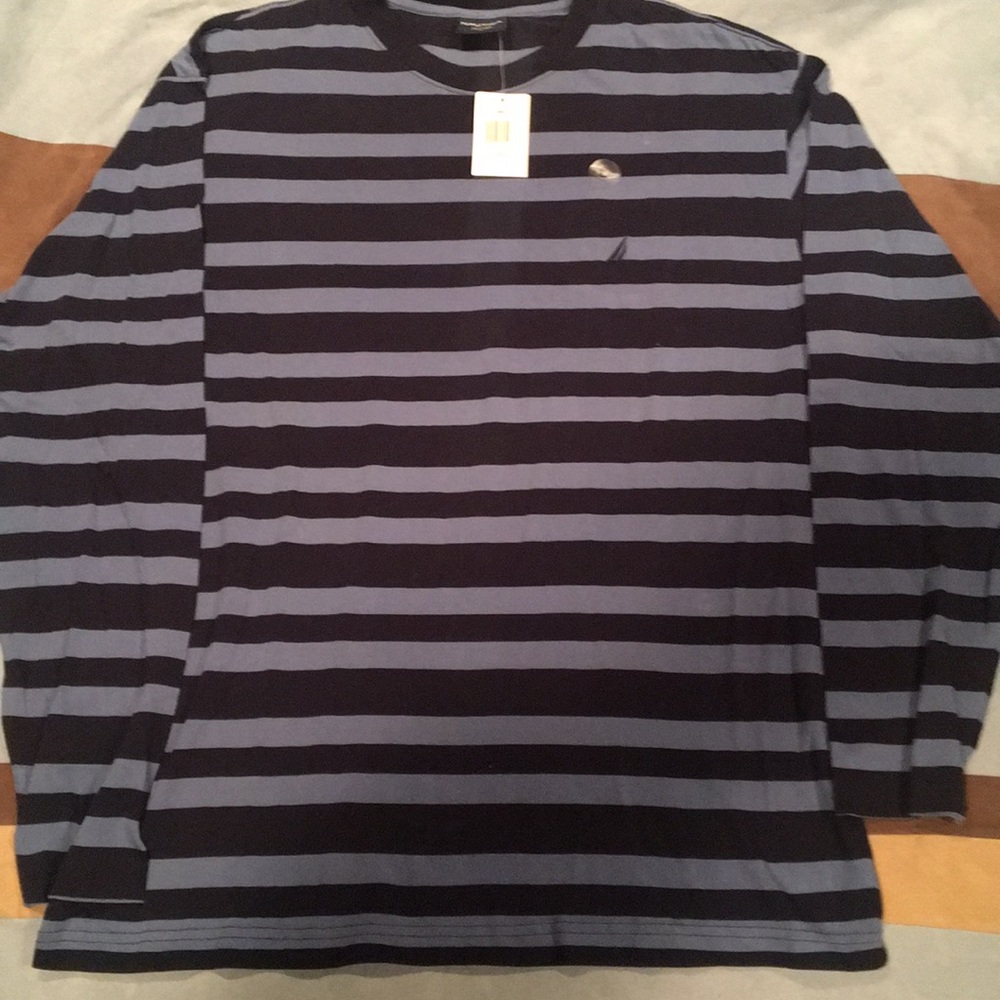Nautica Long Sleeve Striped Shirt - Picture 1 of 3